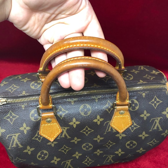 Authentic Louis Vuitton tote bag speedy 30 - Picture 10 of 16